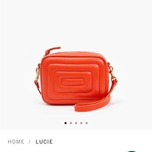 Brand New Clare V. Lucie bag- poppy red, new with tags